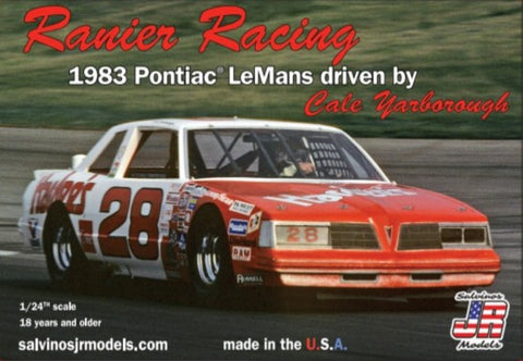 Salvinos Jr. 1/25 Ranier Racing Cale Yarborough #28 1983 Pontiac LeMans Race Car (New Tool) Kit