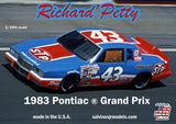 Salvinos Jr. 1/24 Richard Petty #43 Pontiac Grand Prix 1983 Winston Cup Race Car Kit