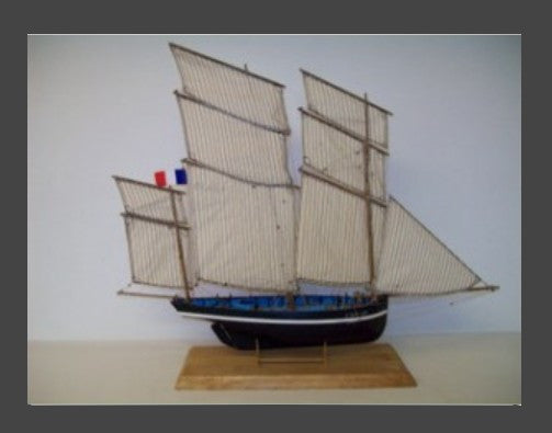Soclaine 1/50 Petrel 3-Masted 1908 Cancale Fishing Smack Boat Kit
