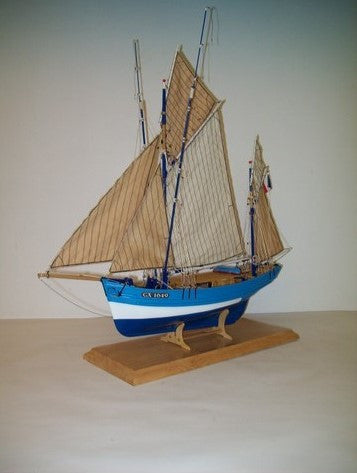 Soclaine 1/50 Saint Gildas 4-Masted 1908 Isle of Groix Tuna Fishing Boat Kit