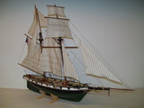 Soclaine 1/50 Recouvrance 2-Masted 1817 Tri-Sail Frigate Ship Kit