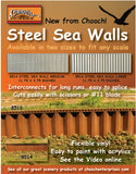 Chooch Enterprises HO/O Flexible Large Steel Sea Wall (2)