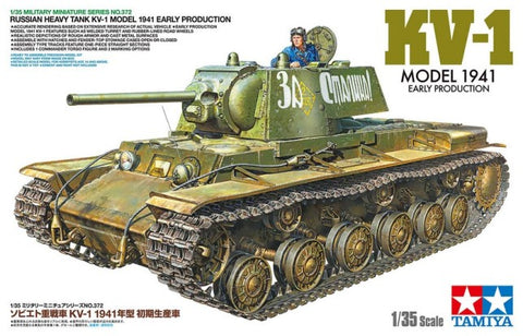 Tamiya Military 1/35 Russian KV1 Model 1941 Early Production Heavy Tank Kit