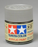 Tamiya Acrylic X32 Gloss Titanium Silver 23 ml Bottle