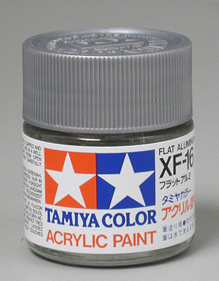 Tamiya Acrylic XF16 Flat Aluminum 23 ml Bottle