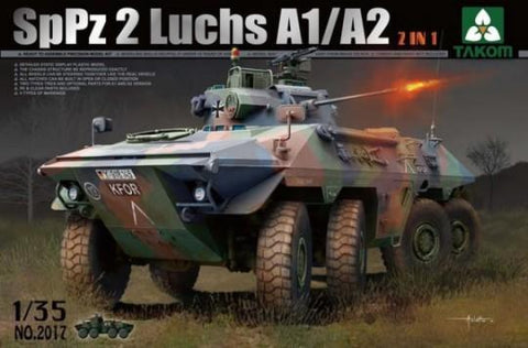Takom Military 1/35 SpPz2 Luchs A1/A2 Bundeswehr Recon Vehicle (2 in 1) Kit