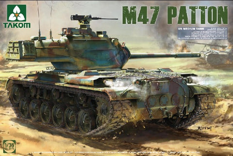 Takom Military 1/35 US M47 Patton Medium Tank (New Tool) Kit