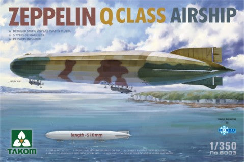 Takom 1/350 Zeppelin Q Class Airship Kit