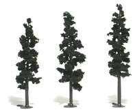 Woodland Scenics Realistic Tree Kit Pines Conifer Green 6" - 8" (16)