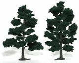 Woodland Scenics Ready Made Realistic Trees- 6" - 7" Dk Green (2)