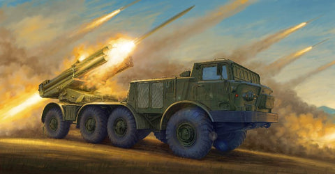 Trumpeter Military Models 1/35 Russian 9P140 TEL of 9K57 Uragan Multiple Launch Rocket System (New Variant) Kit