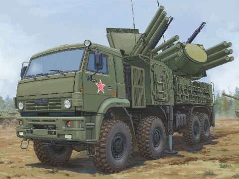 Trumpeter Military 1/35 Russian 72V6E4 Combat Vehicle of 96K6 Pantsir-S1 ADMGS (New Tool) Kit
