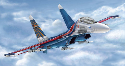 Trumpeter Aircraft 1/144 Russian SU27UB Flanker C Fighter Kit