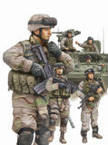 Trumpeter Military Models 1/35 Modern US Army Crewmen & Infantry Figure Set (6) Kit