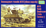 Unimodel Military 1/72 M10 Late Version Tank Destroyer Kit