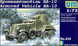 Unimodel Military 1/72 BA10 Russian Armored Vehicle Kit