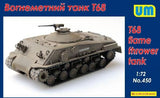 Unimodel Military 1/72 T68 Flamethrower Tank Kit
