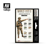 Vallejo Acrylic 17ml Bottle WWII German Waffen SS Wargames Paint Set (6 Colors)