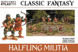 Wargames Atlantic 28mm Classic Fantasy Halfling Milita w/Weapons (40) Set