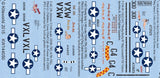 Warbird Decals 1/144 P51 My Achin (Ass), Nooky Booky IV, Shady Lady, Oh Johnie