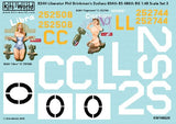 Warbird Decals 1/48 B24H 486th BG Libra, Capricorn Zodiacs