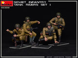 MiniArt Military 1/35 WWII Soviet Infantry Tank Riders Set 1 (4) Kit