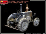 MiniArt Military 1/35 German Tractor D8506 with Cargo Trailer Kit