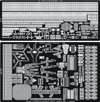 White Ensign Details 1/350 USSR Kirov Class Heavy Missile Cruiser Detail Set