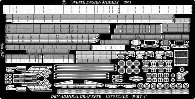 White Ensign Details 1/350 Admiral Graf Spee Pocket Detail Set for ACY & TSM