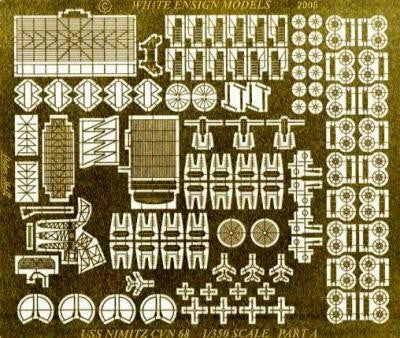 White Ensign Details 1/350 USS Nimitz Carrier Refit Parts for the Whole Class Detail Set