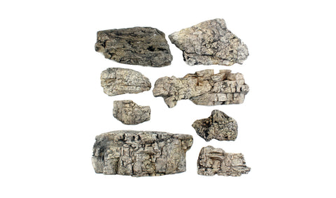 Woodland Scenics Ready Rocks - Faceted Rocks (8)