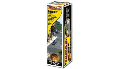 Woodland Scenics ReadyGrass- Road Kit (Create Roads, Sidewalks & Parking Areas)