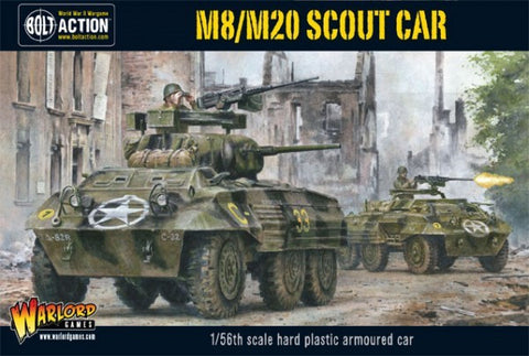 Warlord Games 28mm Bolt Action: WWII M8/M20 Greyhound Scout Car (Plastic)