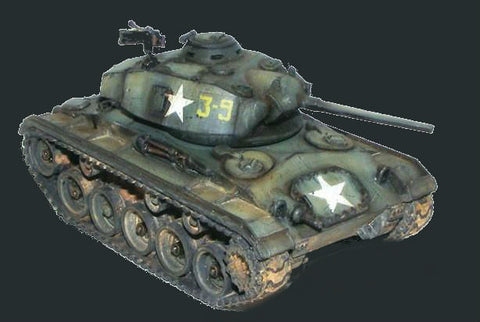 Warlord Games 28mm Bolt Action: WWII M24 Chaffee US Light Tank w/Commander (Resin w/Metal Parts)