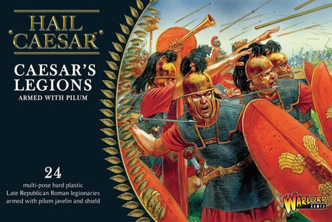 Warlord Games 28mm Hail Caesar: Caesar's Legions w/Pilum (24) (Plastic)