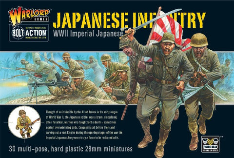 Warlord Games 28mm Bolt Action: WWII Imperial Japanese Infantry (30) (Plastic)