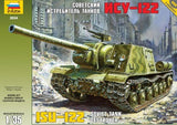 Zvezda Military 1/35 Soviet ISU122 Tank Destroyer Kit