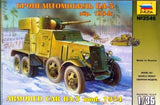 Zvezda Military 1/35 Soviet BA3 Mod. 1934 Armored Car Kit