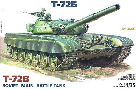 Zvezda Military 1/35 Soviet T72B Main Battle Tank (Re-Issue) Kit