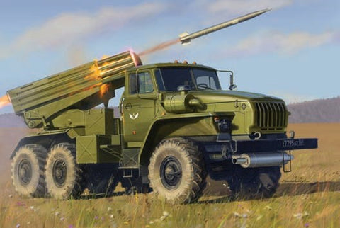 Zvezda Military 1/35 Russian BM21Grad Rocket Launcher Vehicle Kit