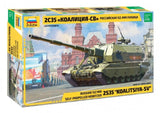 Zvezda Military 1/35 Russian 2S35 Koalitsiya-SV 152mm Self-Propelled Howitzer Tank Kit