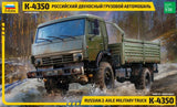 Zvezda Military 1/35 Russian K4326 2-Axle Military Truck Kit