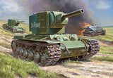 Zvezda Military 1/100 Soviet KV2 Heavy Tank (Snap Kit)