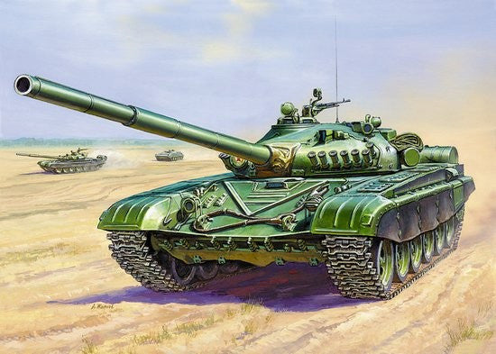 Zvezda Military 1/100 Soviet T72B Main Battle Tank Snap Kit