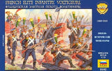 Zvezda Military 1/72 French Voltigeurs Elite Infantry (1805-1813) Figure Set